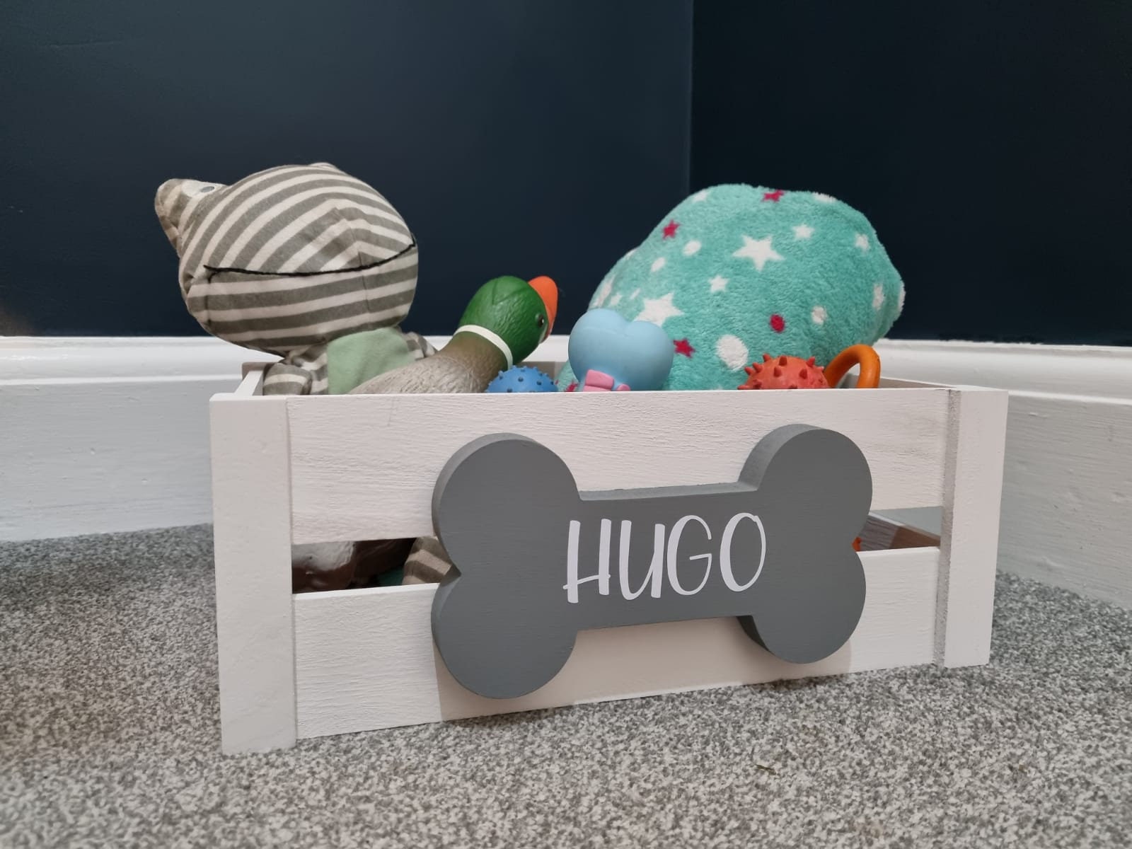 Personalised Dog Toy Box Dog Toy Box Pet Storage Etsy