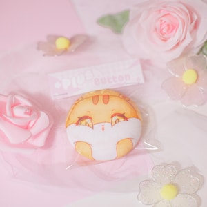 Squish-teez Plush Button - ATEEZ - Aniteez - Ateez Animals - CrystallizeKpop - Button - Acrylic - ATEEZ Button