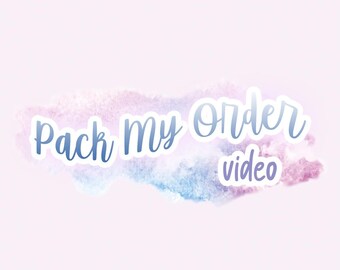 PACK MY ORDER - Add On