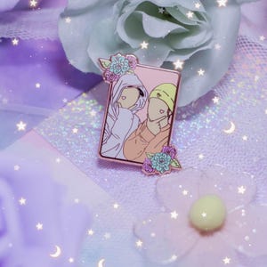 Enflowers エナメルピン - ENHYPEN - CrystallizeKpop - ピン - かわいいエナメルピン - ENHYPEN エナメルピン - 花 - 多肉植物 - ヒスン - ソンフン