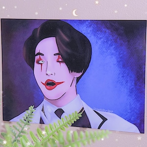 DESCUENTO Halloween Wonderland Seonghwa - Park Seonghwa - ATEEZ - Seonghwa - CrystallizeKpop - Impresión de arte ilustrada - Dibujo digital