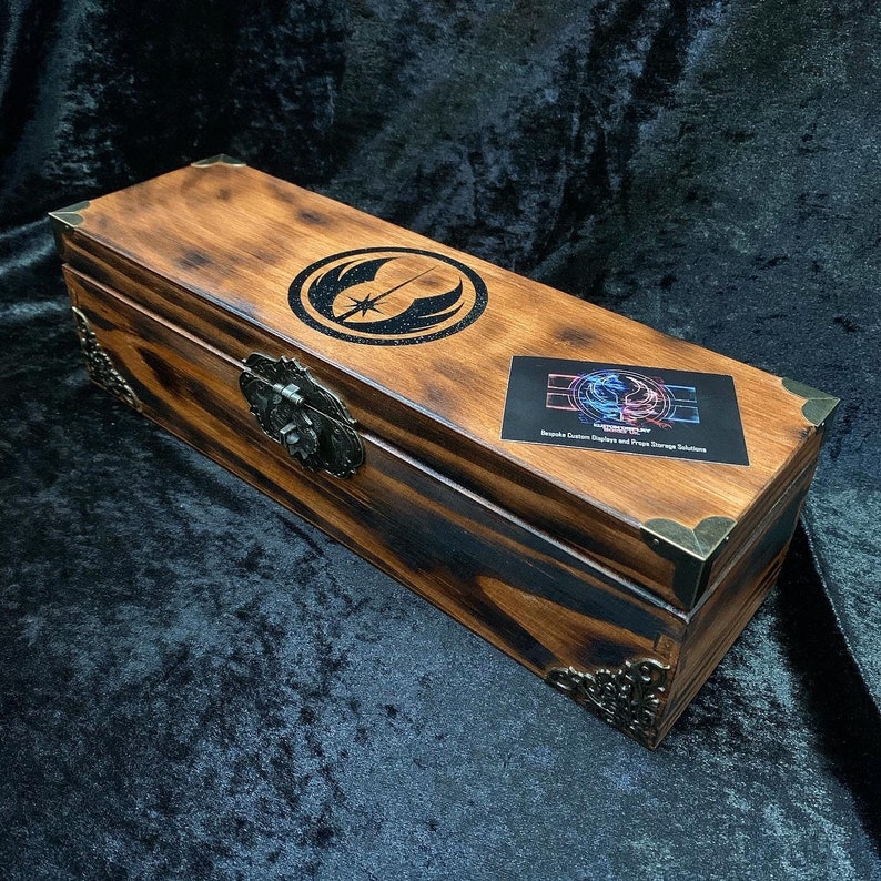 Star Wars the Jedi Guardian Custom Lightsaber Display Box Etsy