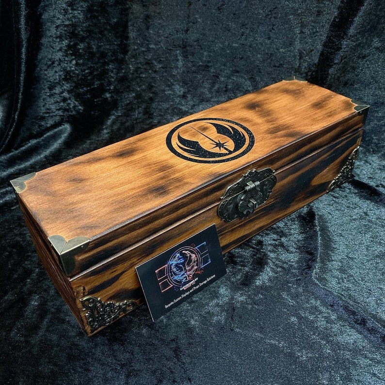 Star Wars the Jedi Guardian Custom Lightsaber Display Box Etsy