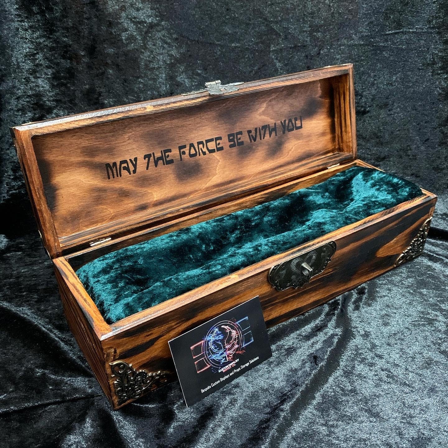 Star Wars the Jedi Guardian Custom Lightsaber Display Box Etsy UK