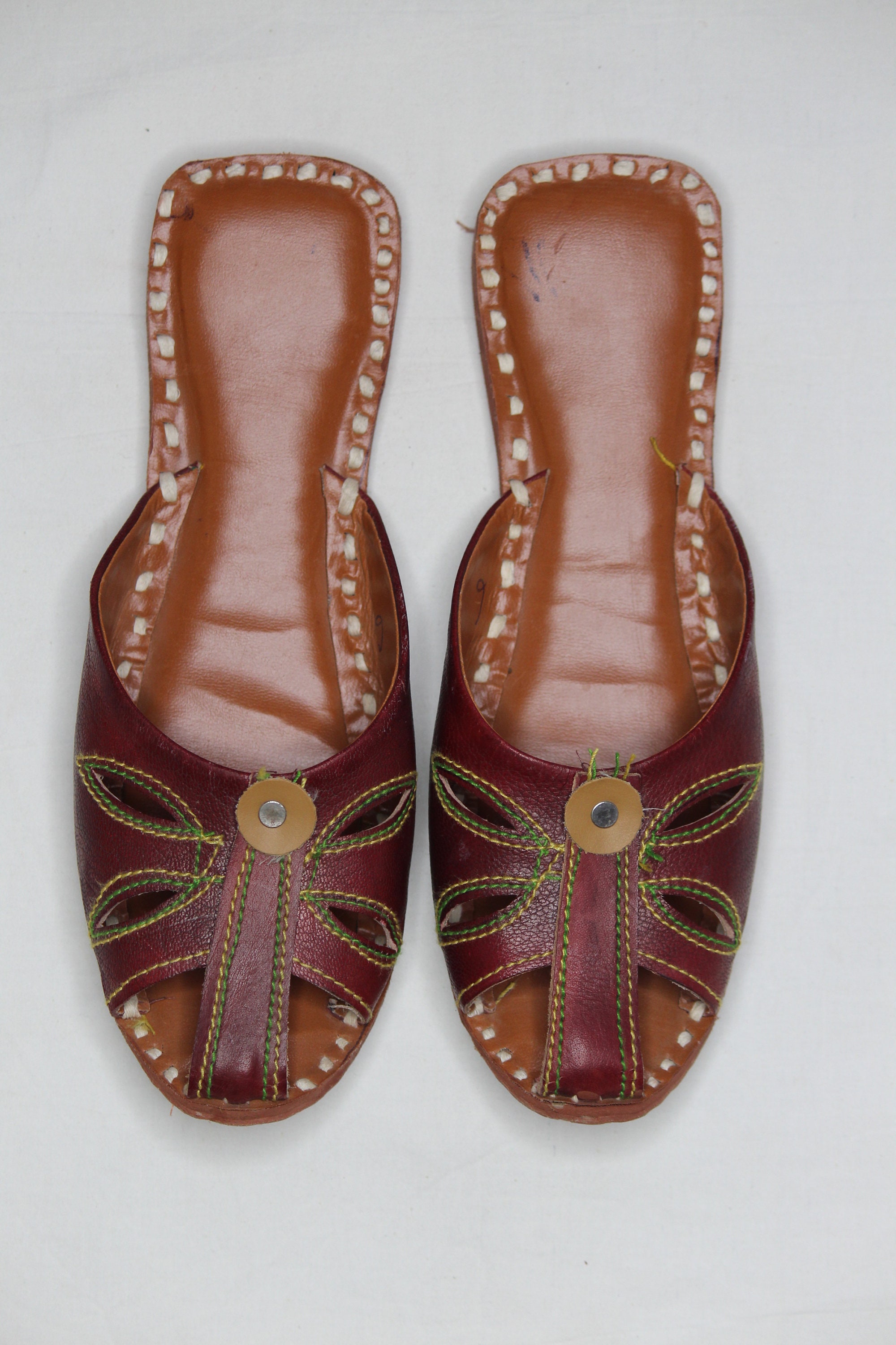 Women's traditional leather slipper very comfortable and Etsy