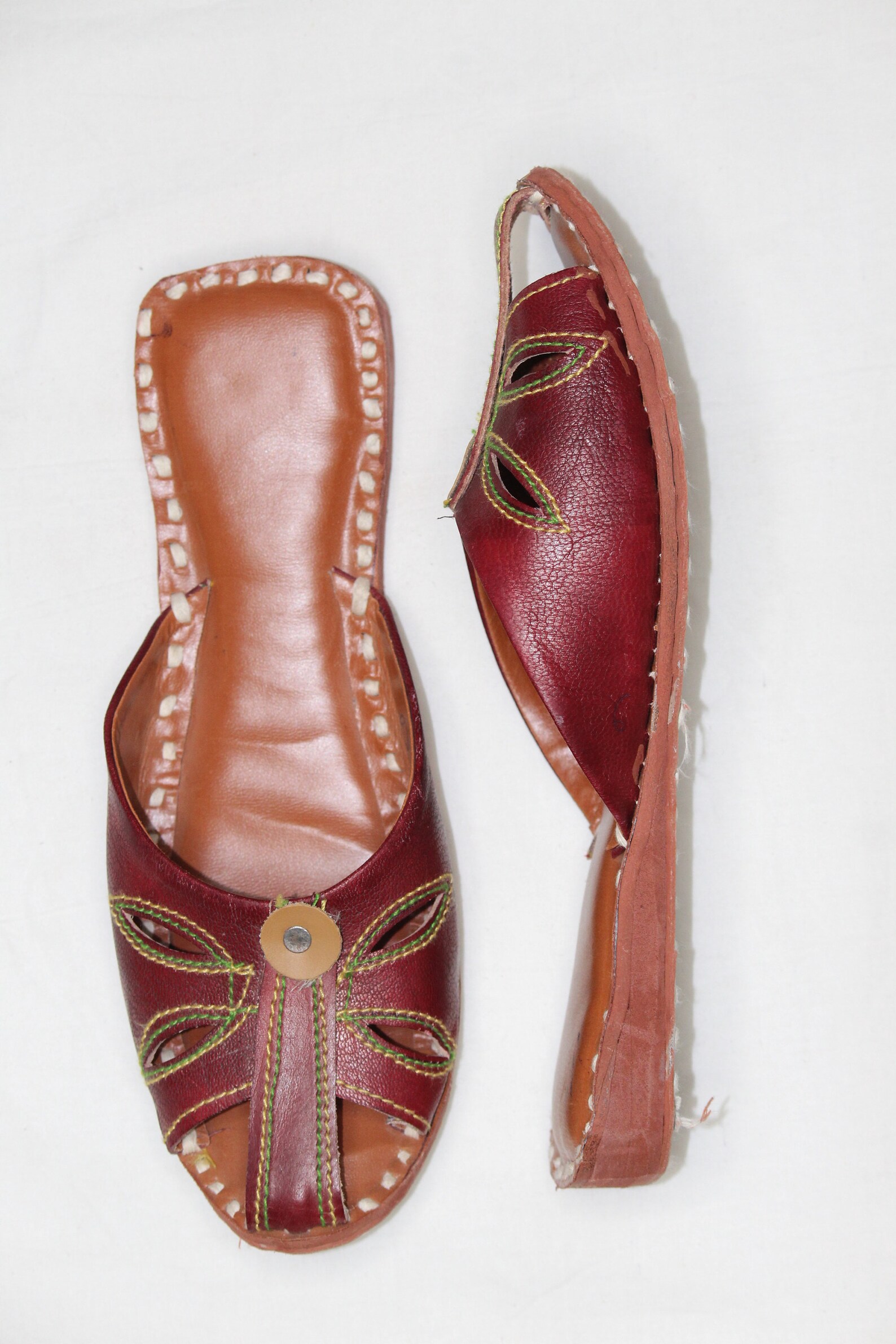 Women's traditional leather slipper very comfortable and Etsy