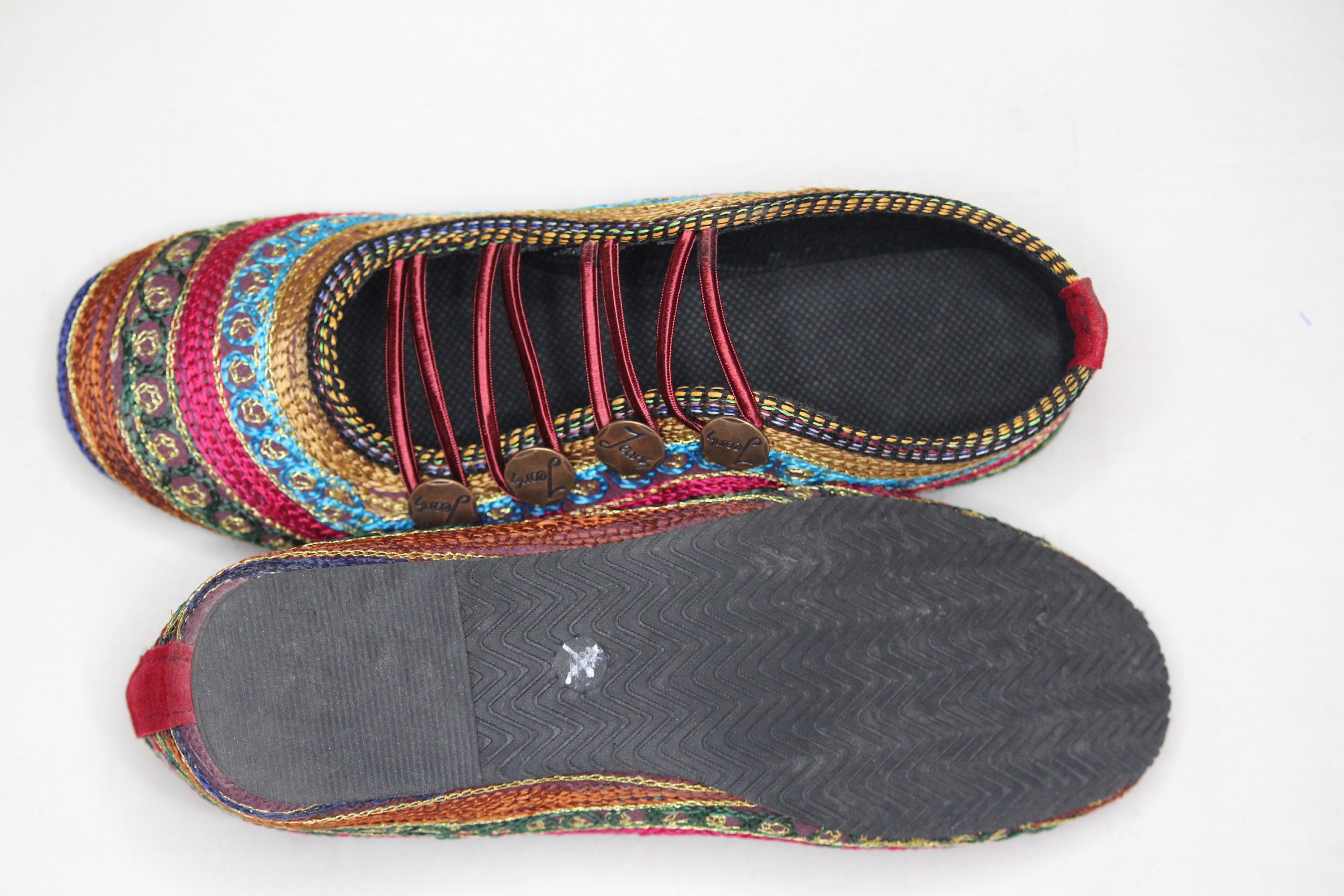 Women's rajasthani maharani lehariya shoes traditional Etsy