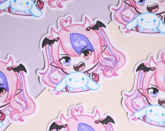 Ironmouse Vshojo Glitter Vinyl sticker