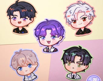 LADS Vinyl Sticker (Sylus, Rafayel, Caleb, Zayne & Xavier)