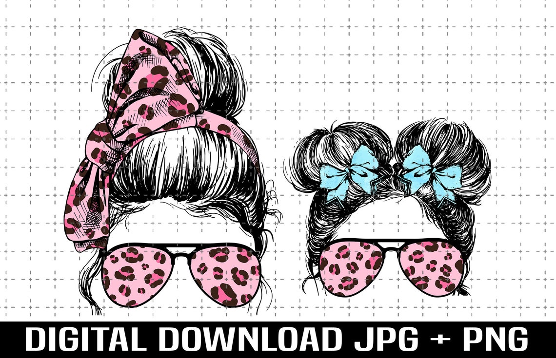 Download Pink Leopard Skull PNG Mom Life Kid Life Family Matching ...