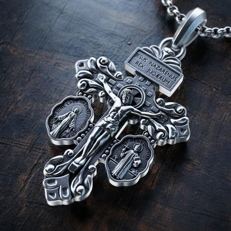 3 Inch Crucifix Necklaces - Etsy