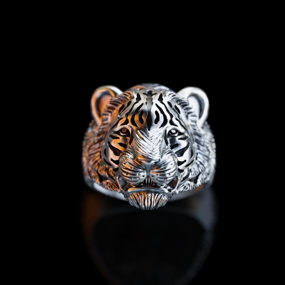 Anello testa deals di tigre