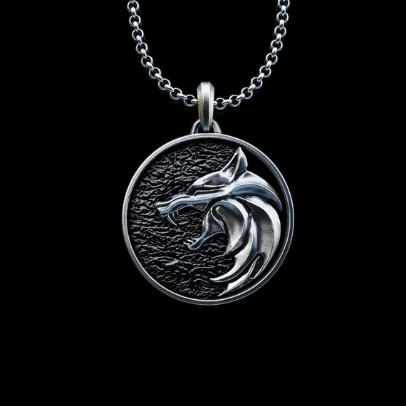 The Witcher Handcrafted Silver Necklace 