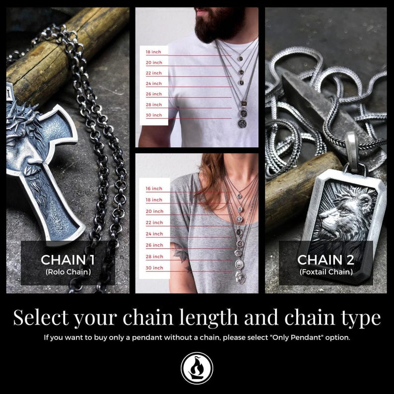 Silver Archangel Necklace, St Michael Shield Men Pendant, Wings Pendant, Archangel Micheal Necklace, Christian Gift for Men image 9
