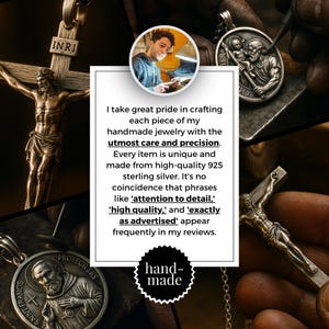a hand holding a cross with a card attached to it