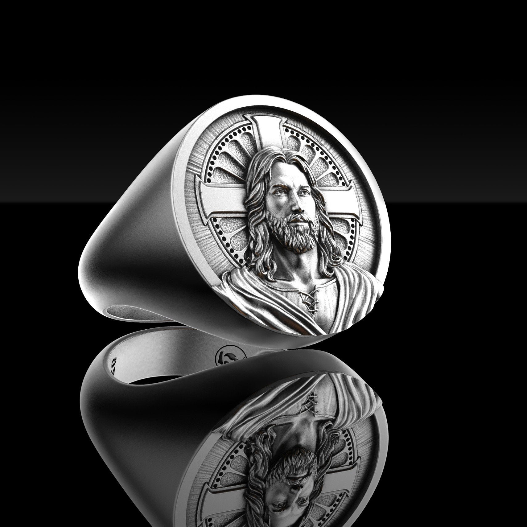 Jesus Silver Ring, Jesus Signet Ring,mens Religious Silver Ring, Religious Christian Jewellery, Jesus Christ Ring, Gift for Him - Etsy Jesus Silver Ring, Jesus Signet Ring,mens Religious Silver Ring, Religious Christian Jewellery, Jesus Christ Ring, Gift for Him - Etsy
