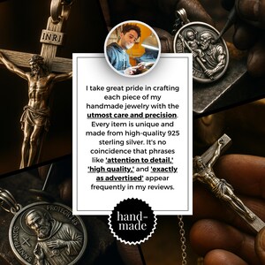 a hand holding a cross with a card attached to it