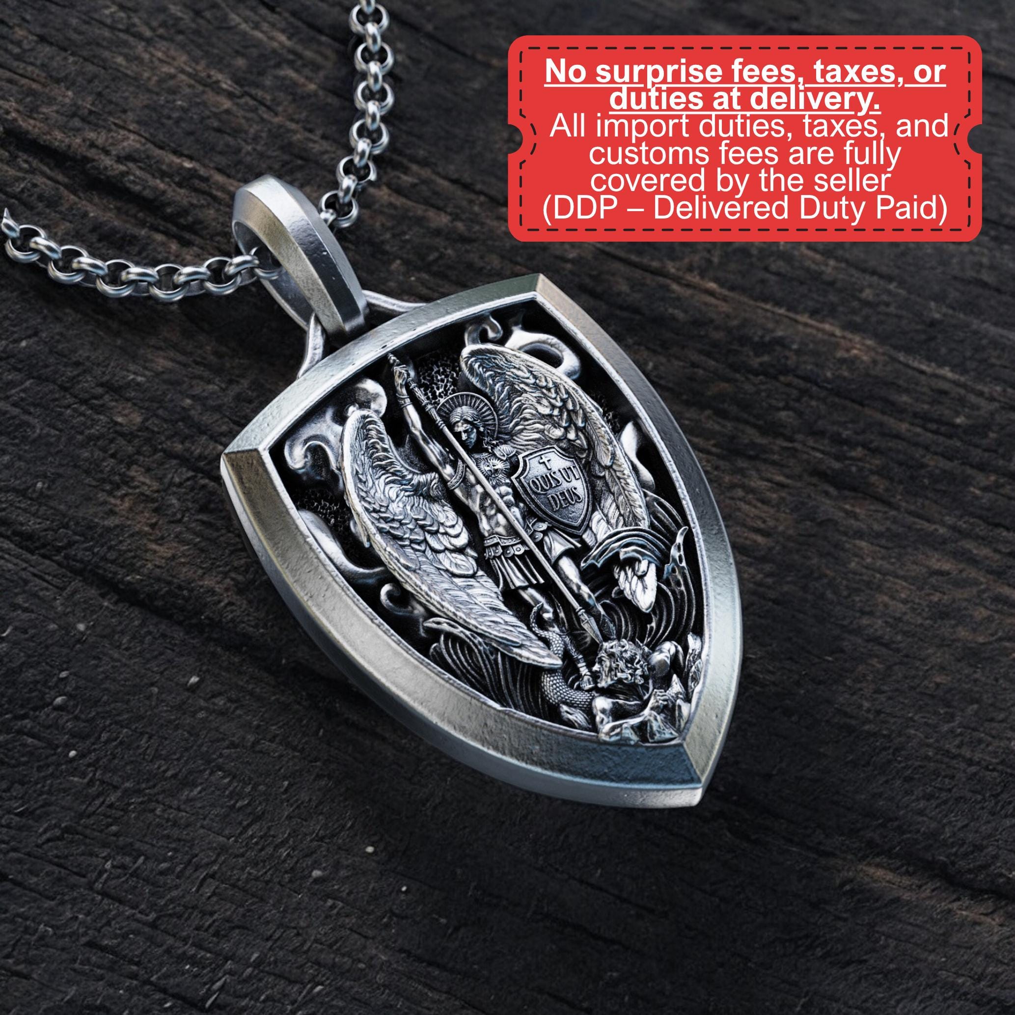 SeuSuk Collana Con Ciondolo A Nodo Celtico Vintage, Amuleto - Foto 7