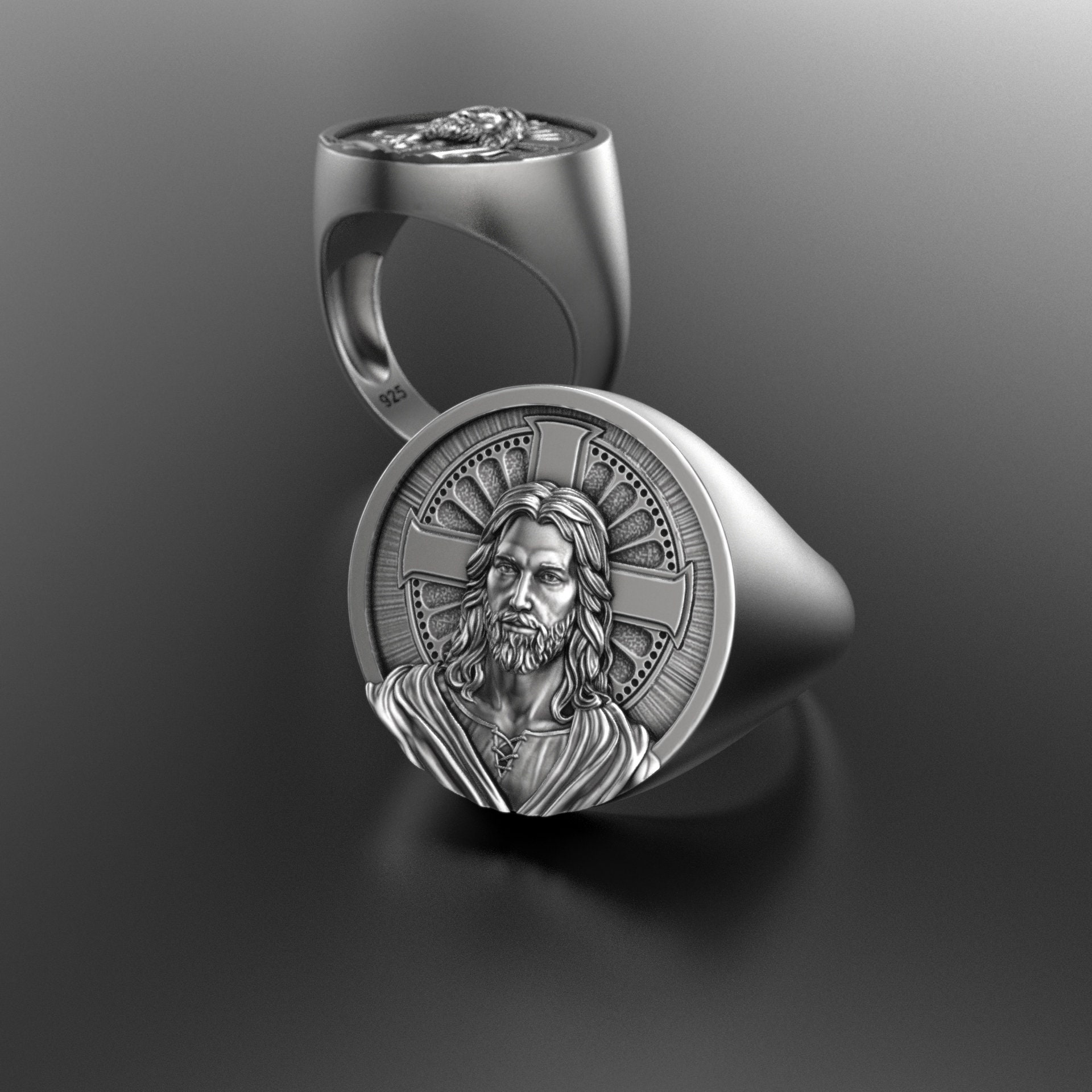 Jesus Silver Ring, Jesus Signet Ring,mens Religious Silver Ring, Religious Christian Jewellery, Jesus Christ Ring, Gift for Him - Etsy Jesus Silver Ring, Jesus Signet Ring,mens Religious Silver Ring, Religious Christian Jewellery, Jesus Christ Ring, Gift for Him - Etsy