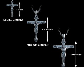 Regali di Natale Personalizzati Collana con Pendente a Croce in Argento Sterling