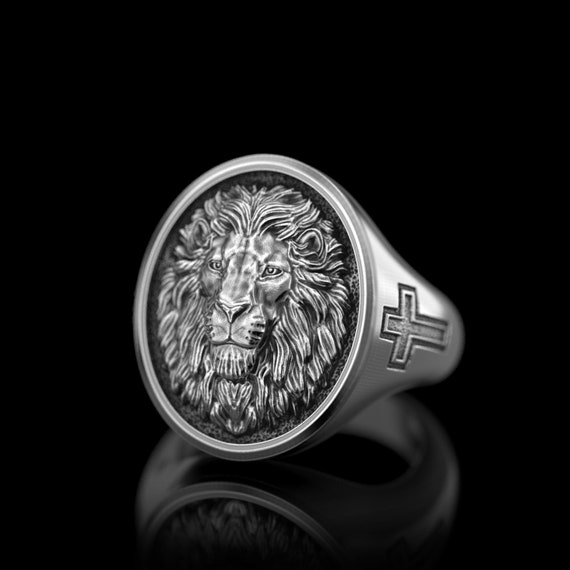 PikaLF Lion Head Ring for Men, Norse Viking Roaring Lion India | Ubuy