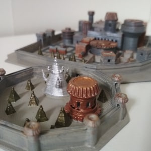 Winterfell diorama model from Game of Thrones_Winterfell Game of Thrones_Collectible_Handmade_Collecting