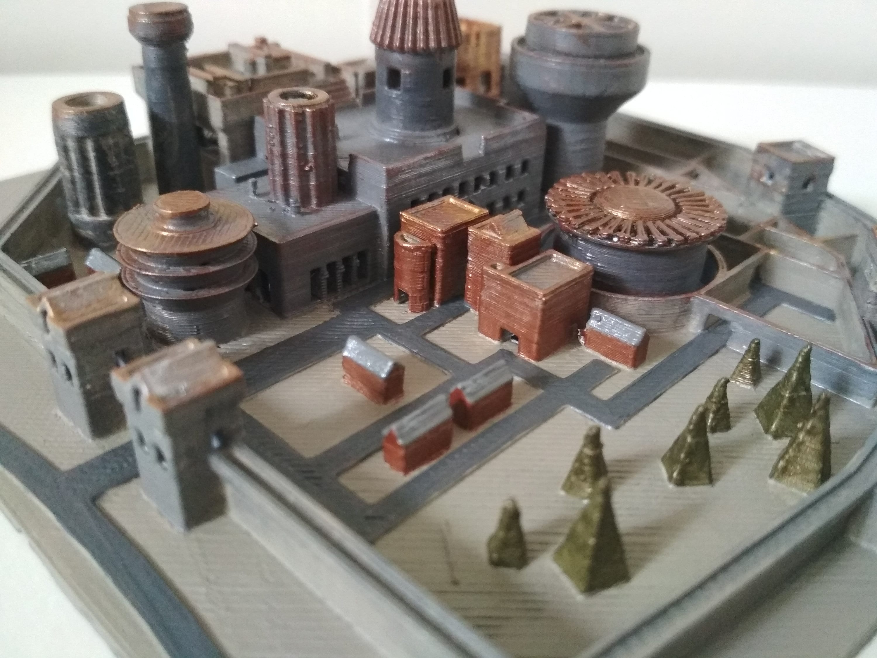 Winterfell Diorama Model From Game of Thrones_winterfell Game of ...