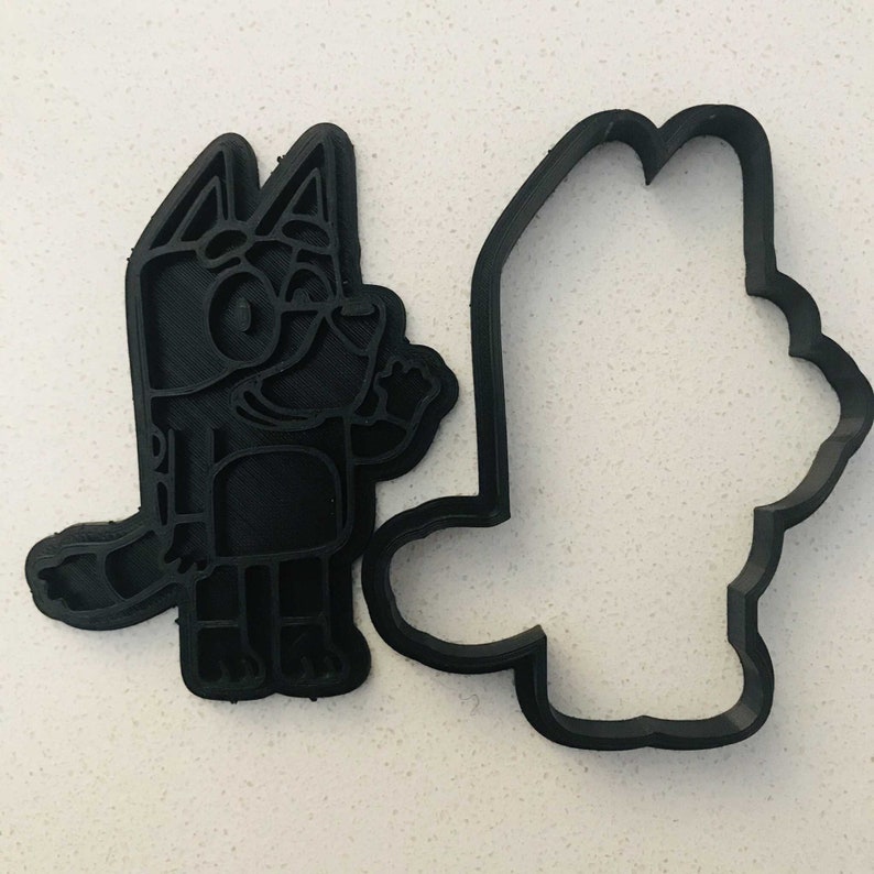Bluey Cookie Cutter & Stamp Set Etsy Australia