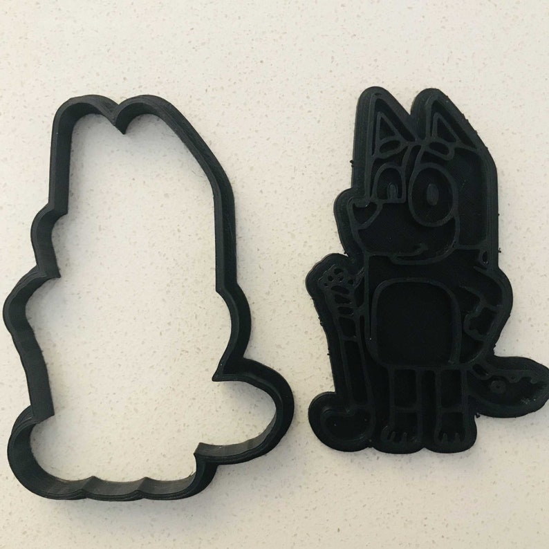 Bluey Cookie Cutter & Stamp Set Etsy Australia