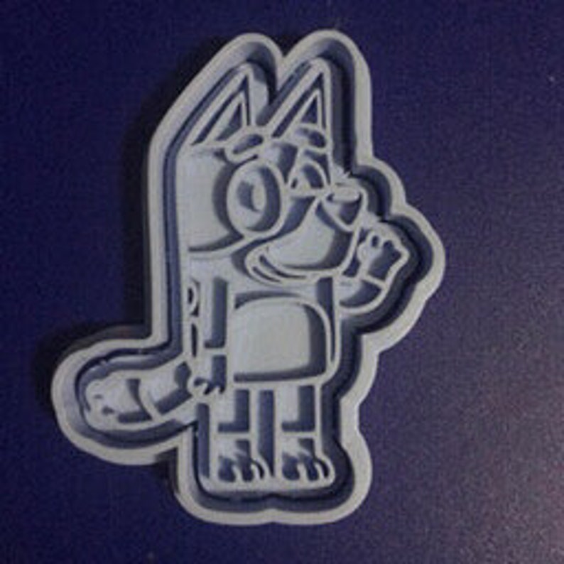 Bluey Cookie Cutter & Stamp Set Etsy Australia