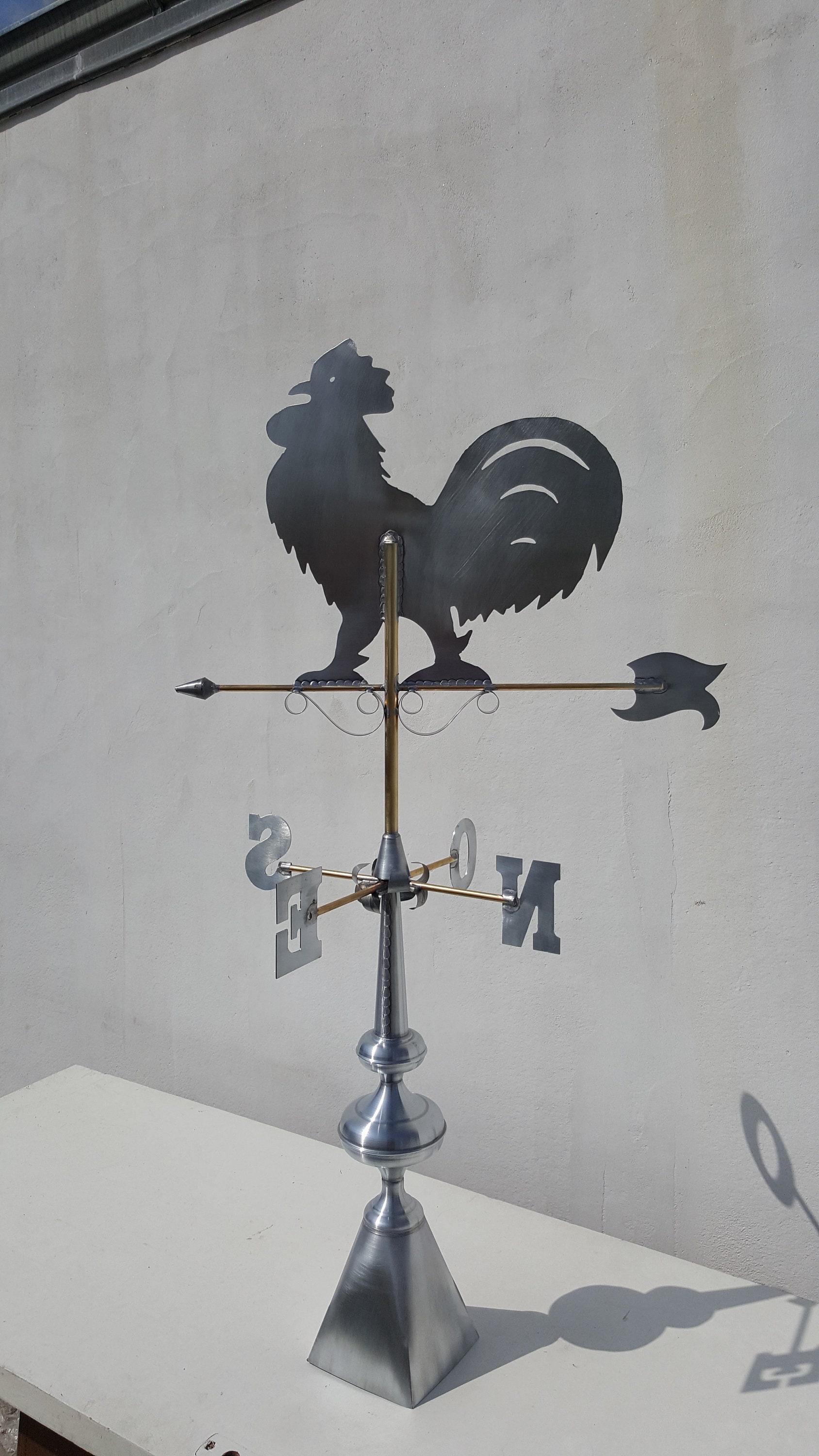 Weather Vane Pattern Zinc Weather Vane Pattern Gaulish Rooster - Etsy