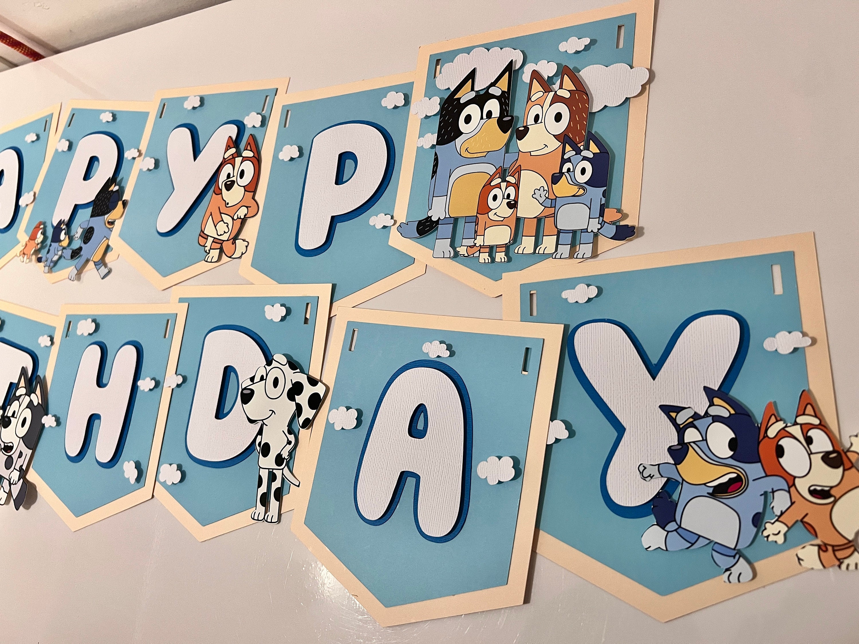 Bluey Birthday Banner – Bluey Party Decor