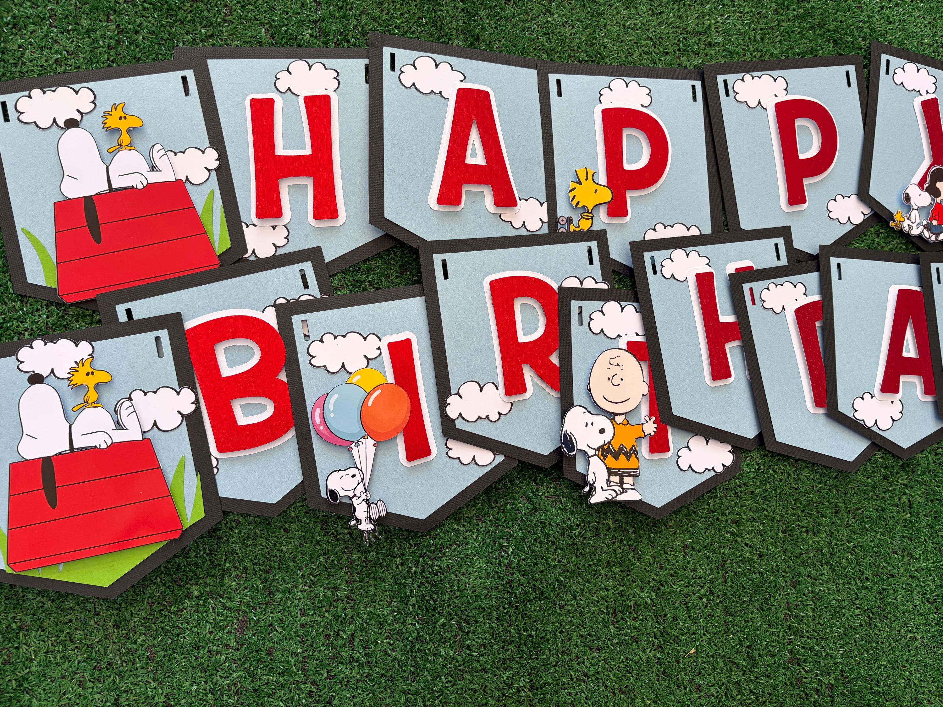 Snoopy Pennant - Etsy