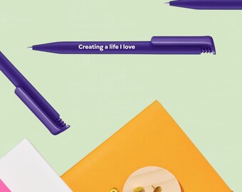 Creating A Life I Love Purple Ballpoint Pen