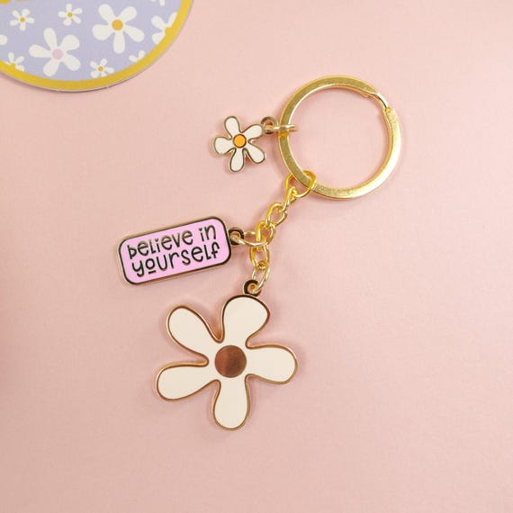 Positive Message Keychain