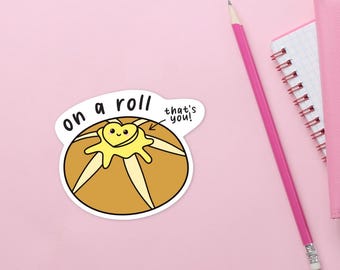On a Roll Sticker
