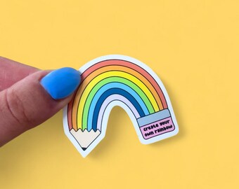 Create Your Own Rainbow Sticker