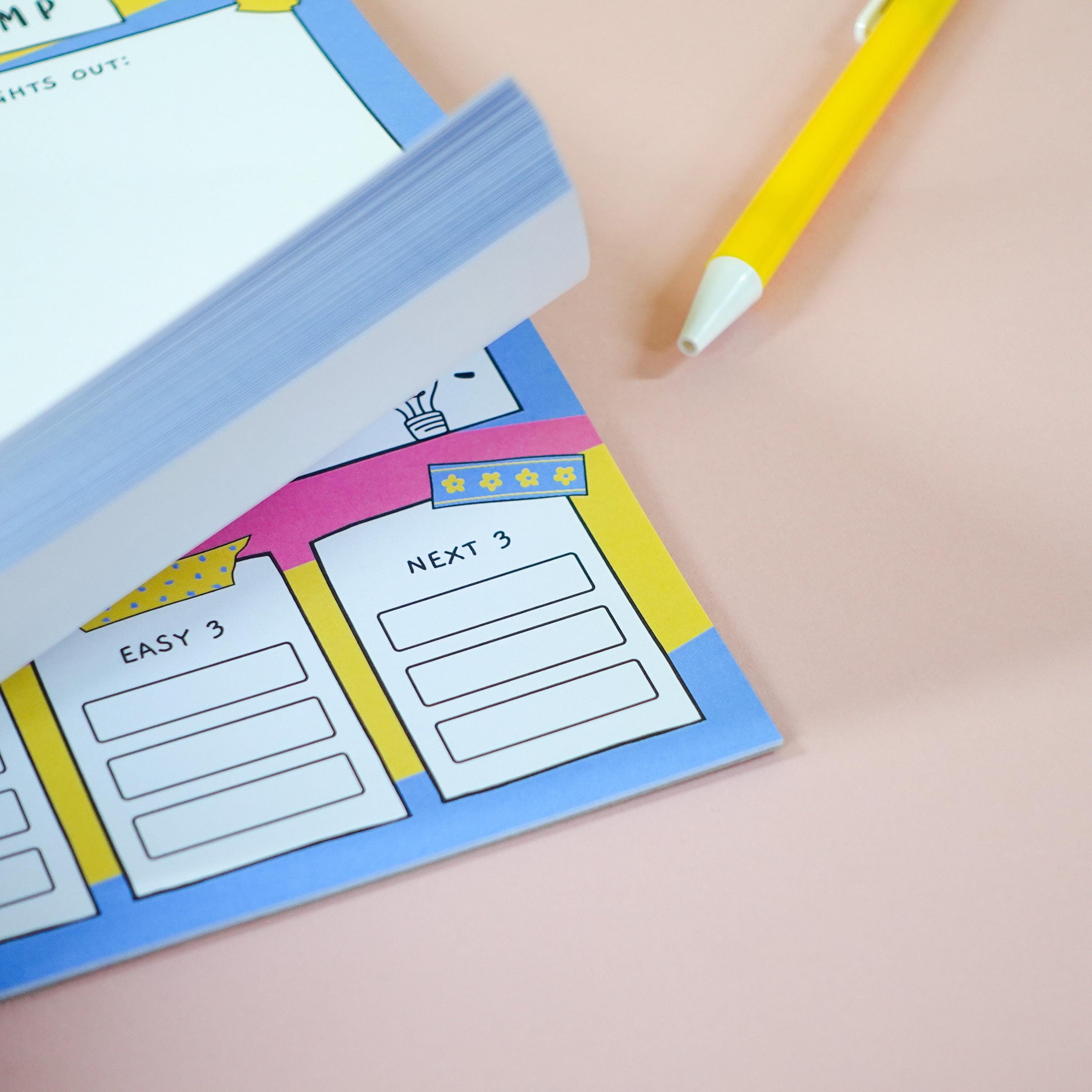 Brain Dump Notepad - A5 // A5 Notepad for Clearing Mental Clutter and ...