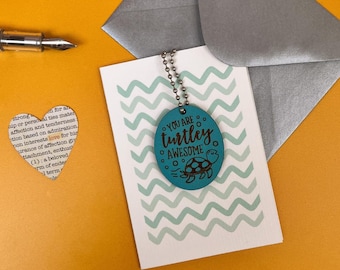 Turtley Awesome Card -  Keepsake Card and gift