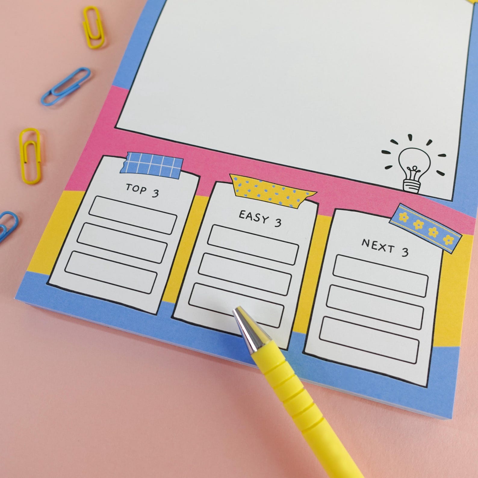 Brain Dump Notepad - A5 // A5 Notepad for Clearing Mental Clutter and ...