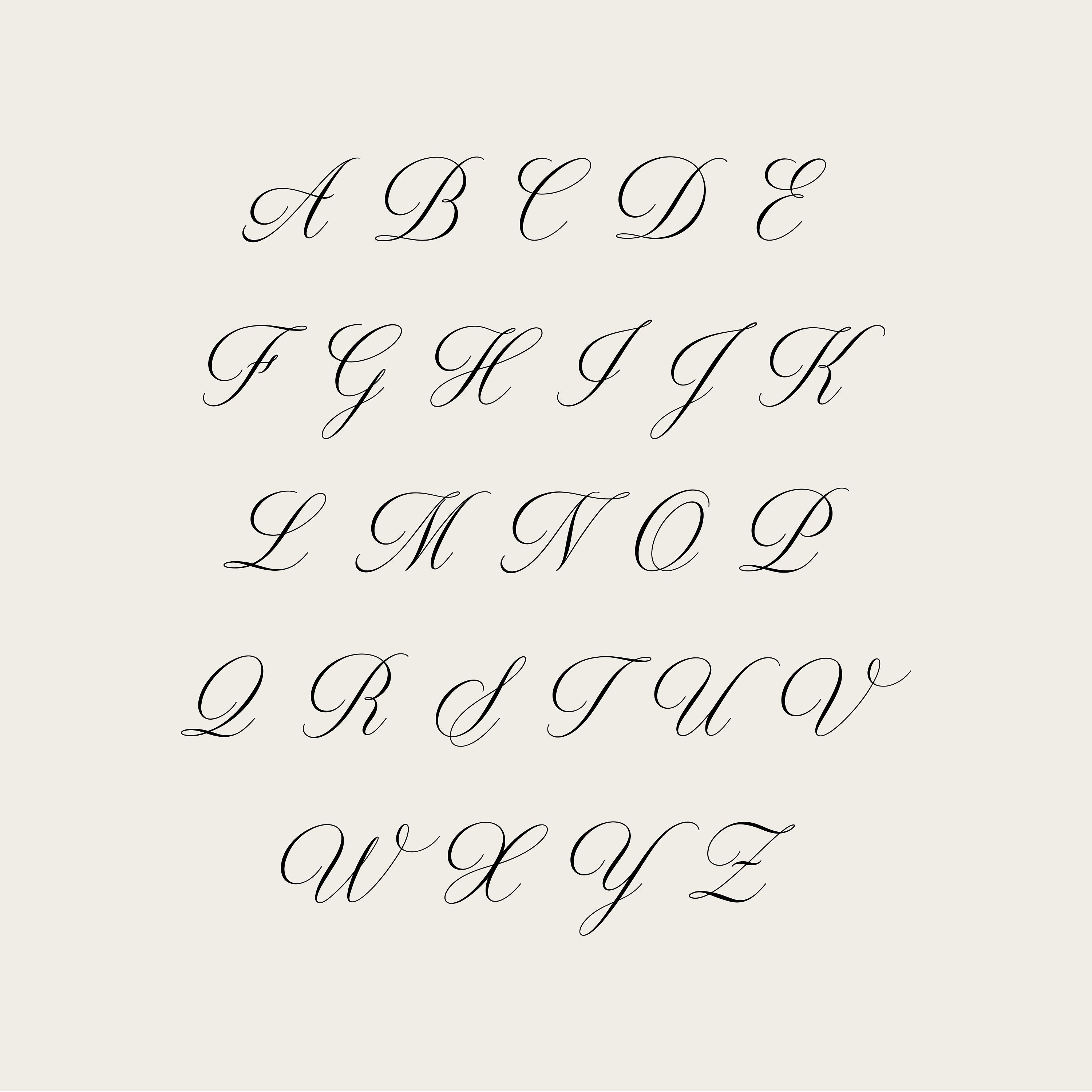 Classic Calligraphy Monogram Wedding Logo: Elegant Script Couple ...