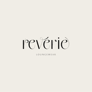 Premade Cursive Logo Design: Stylish Feminine Business Branding (Digital)
