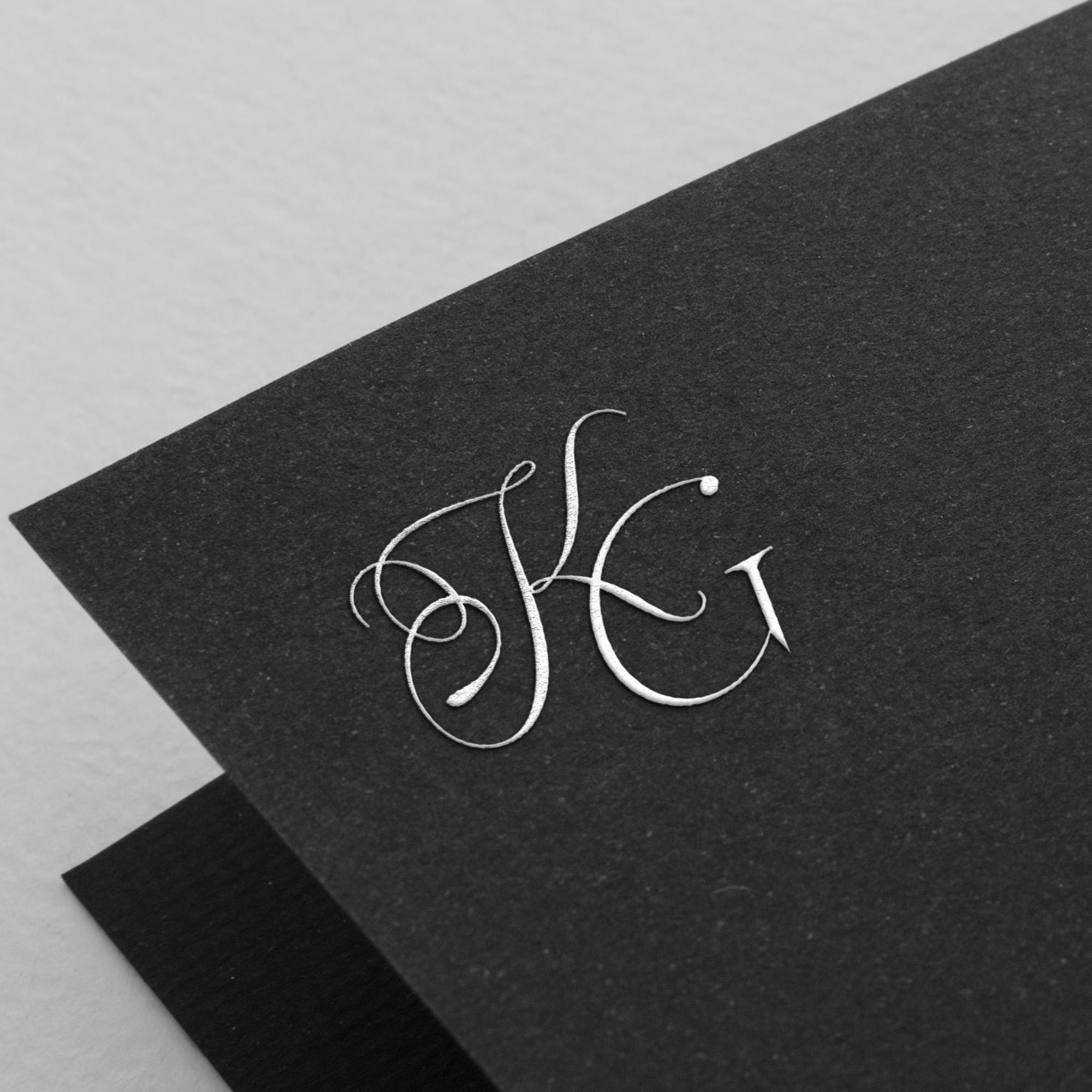 Wedded Monogram Personalized Wedding Monogram for Couple : for Invitation, Programs ...