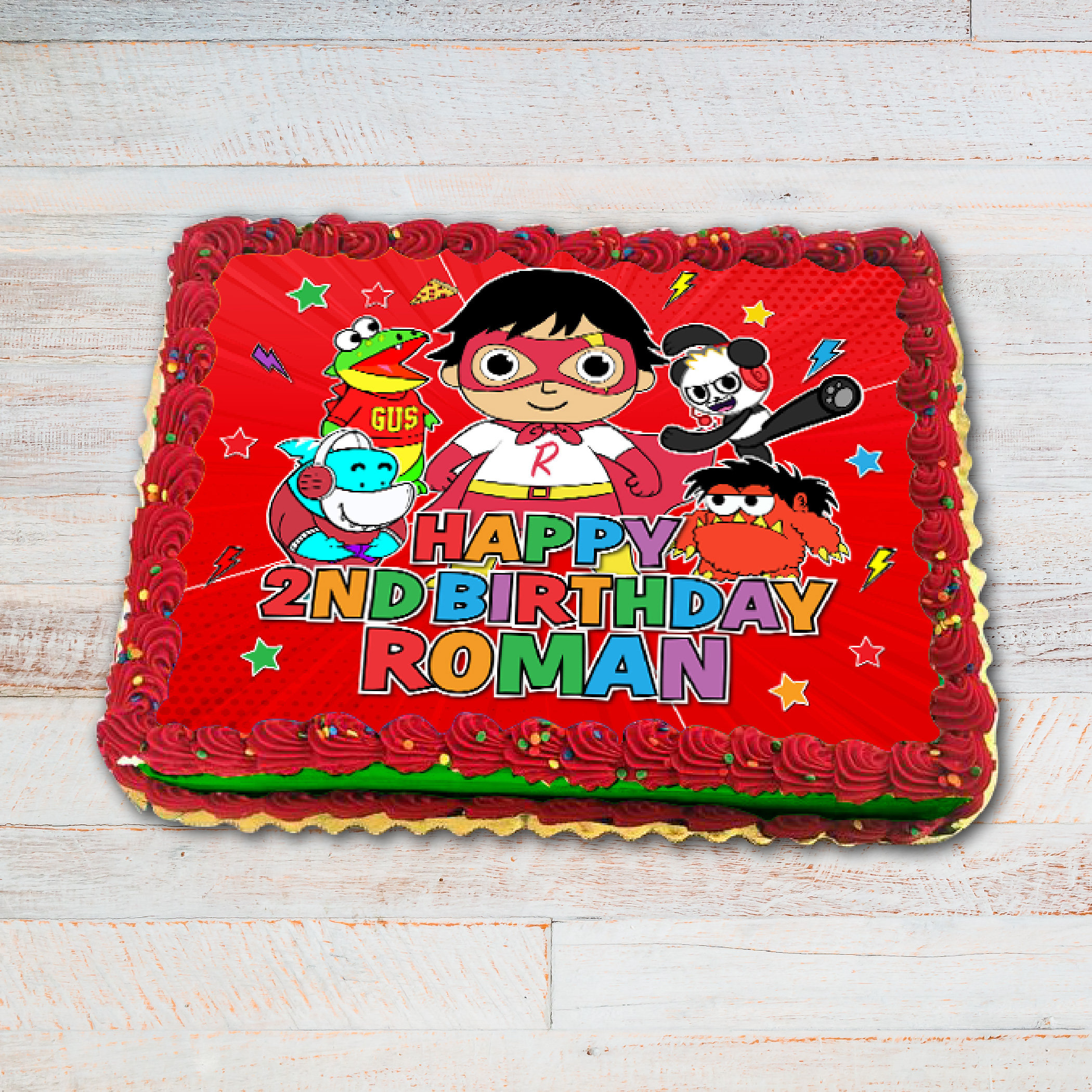 Ryans World Printable Cake Topper Ryans World Cake Topper | Etsy