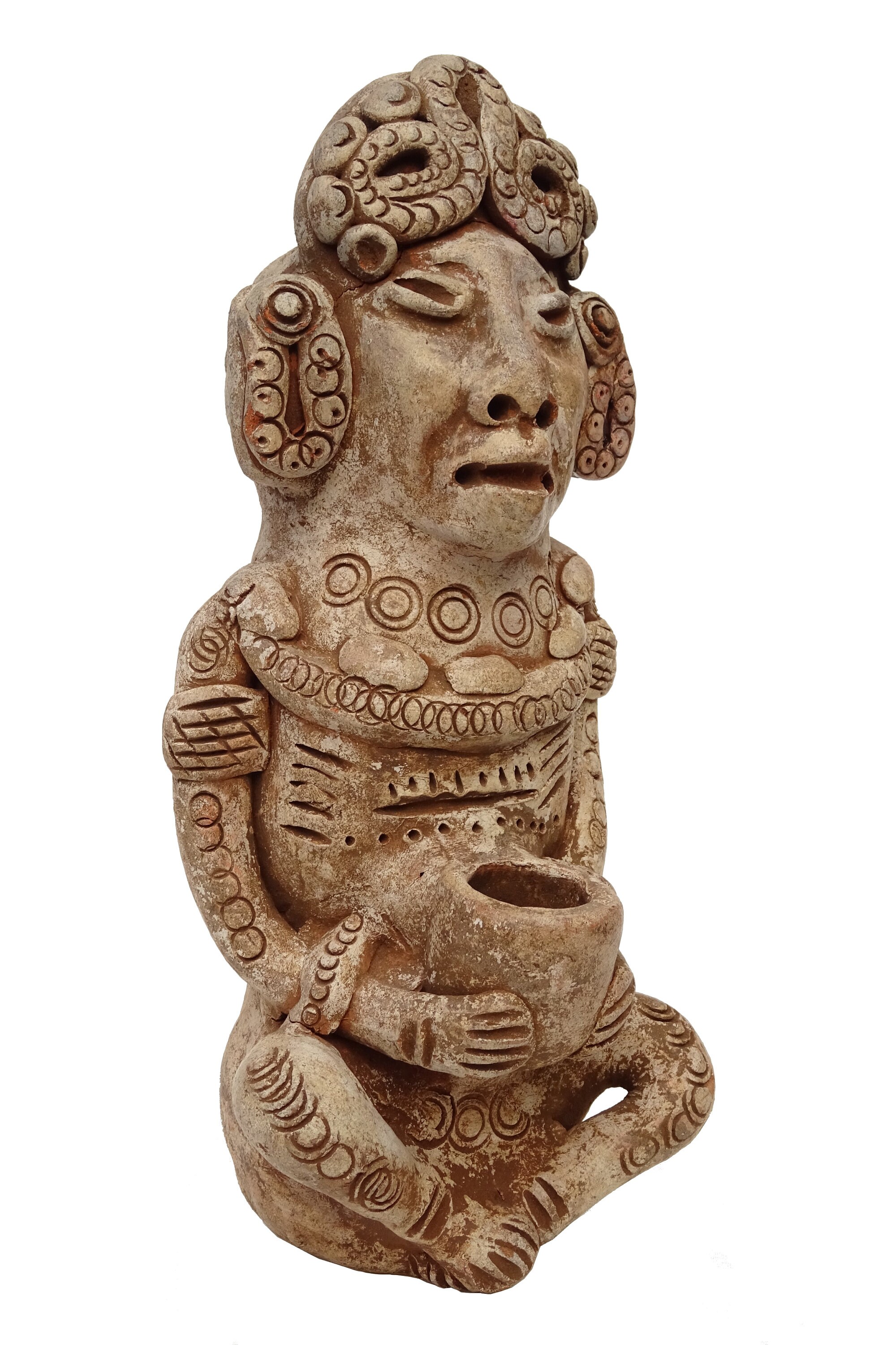 Präkolumbische große Figur seltene Maya Statue mexikanische Etsy
