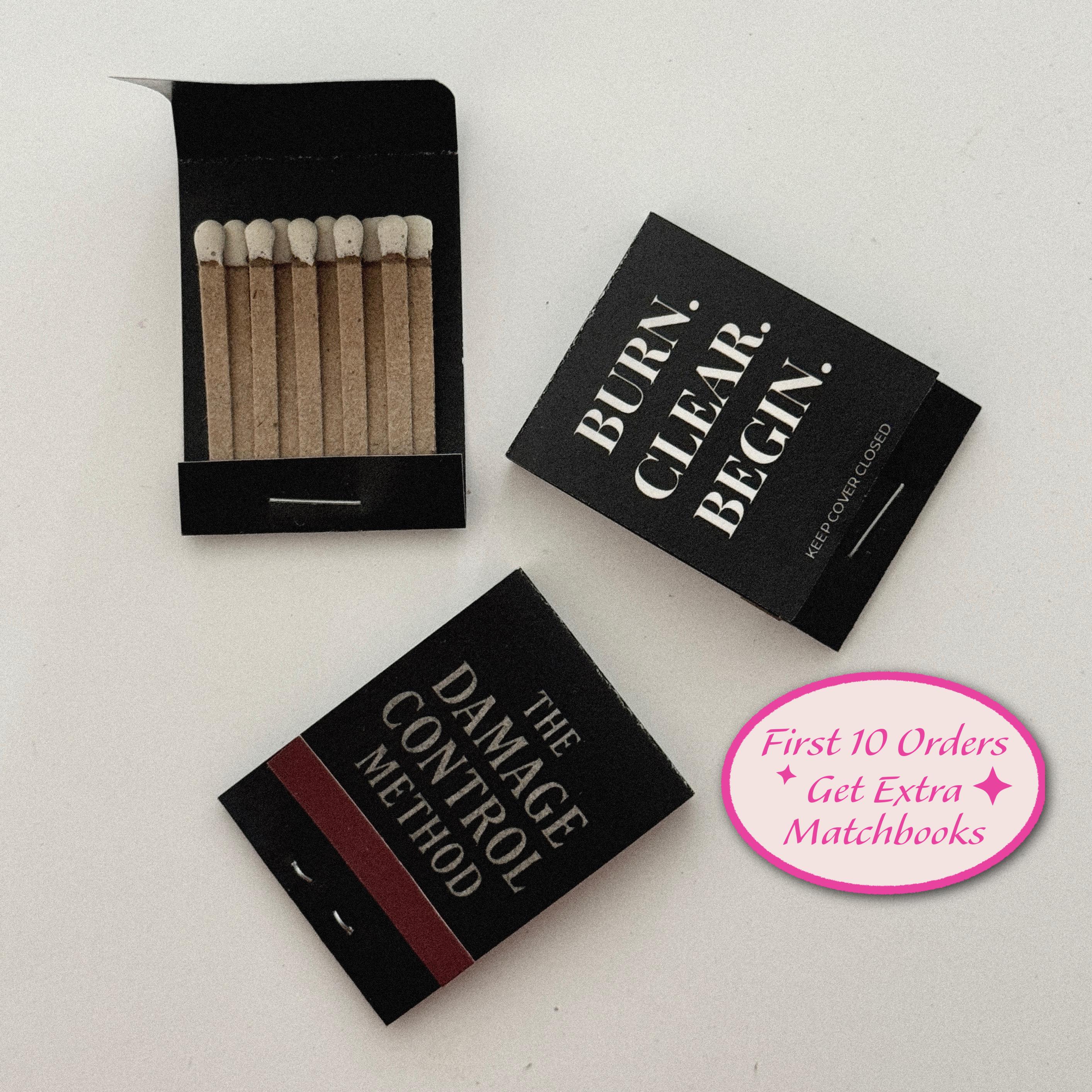 FULLY CUSTOMIZABLE MATCHBOOKS wedding matchbook, bridal shower, favor, birthday, party