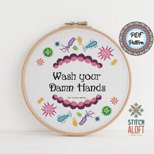 PDF Pattern: 2020 Quarantine Cross Stitch
