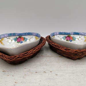 2er-Set Porzellan-Japanschalen, Floralform-Schüssel, Japan-Schüssel, 2er-Set Japan-Schalen, Geschenk-Küchengeschirr, einzigartige Schalen, einzigartiges Geschenk, Bild 10