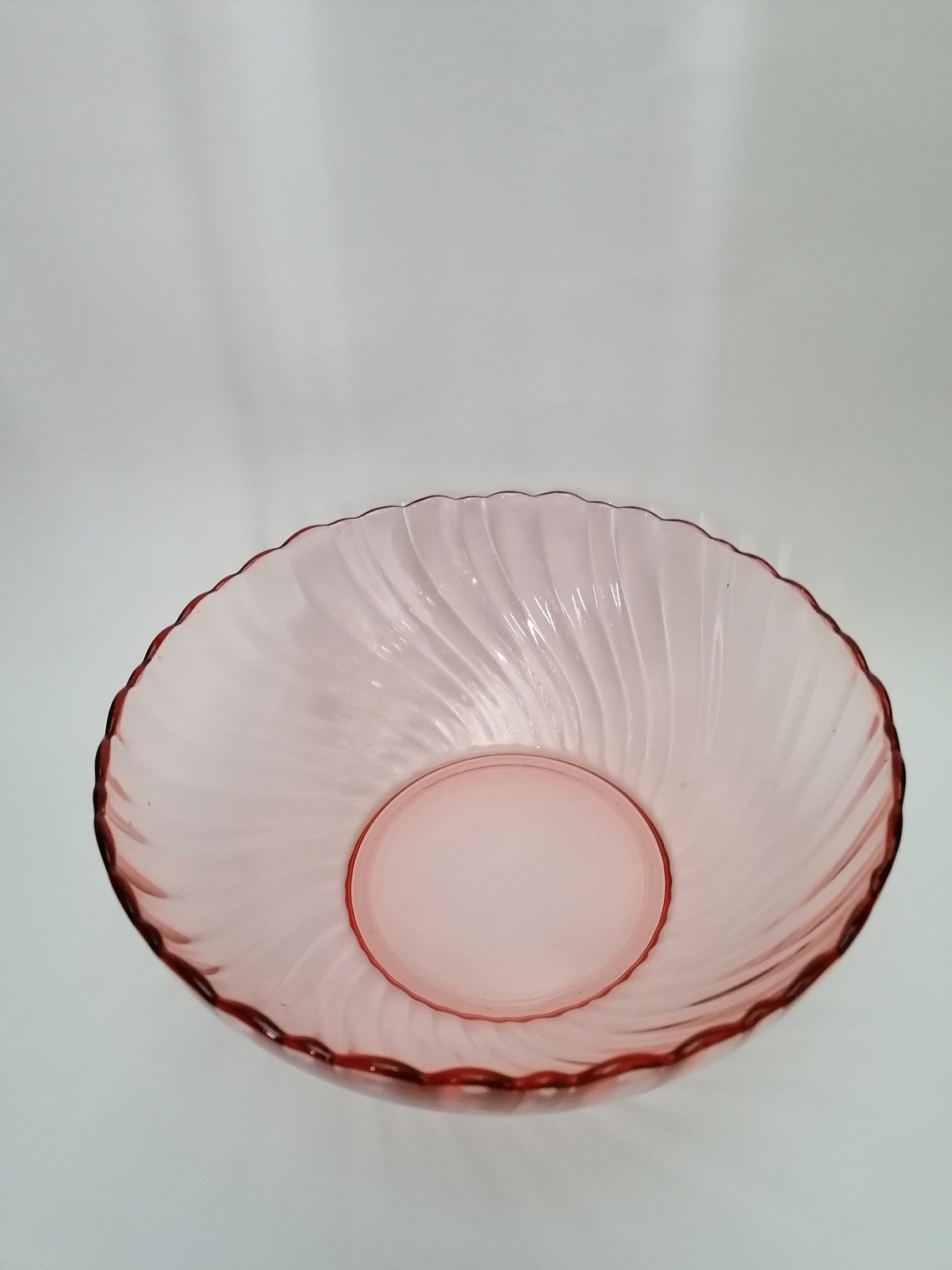 Vintage Pink Salad Bowl Big Salad Bowl Limoges Bowl Etsy