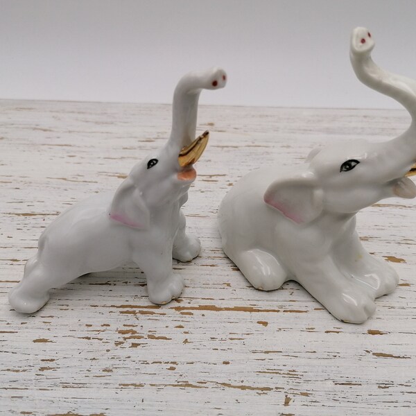 Porcelain Elephant Etsy